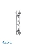 Balaustrada de Aluminio Fundido Ornamental con Caracolas en Extremos M8 x2