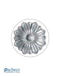 Rosetón Girasol Adorno de Aluminio Fundido