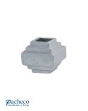 Macolla de Aluminio Fundido Cuadrada para Cuadrado 20 mm