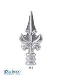 Lanza de Alumino Fundido Flor de Lis con Base Anillada M8