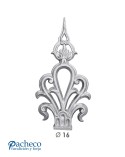 Lanza de Aluminio Fundido Ornamental para Redondo 16 mm