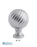 Remate de Bola Estampada de Aluminio Fundido M10