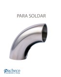 Codo de Acero Inoxidable 316 requiere soldadura para Redondo 40 mm - 43 mm