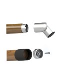 Centrador Antideslizante para Unión de Accesorio Inox y Pasamanos de Madera