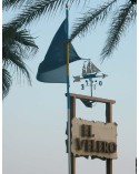 Veleta de Hierro Barco Velero - Veleta de Viento con Cazoletas Náutica Fabricada en España