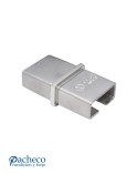 Empalme de Acero Inoxidable 316 para Pletinas 0 º Brillo y Satinado 40x20 mm