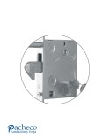 Cerradura de gancho 30 mm para puerta corredera