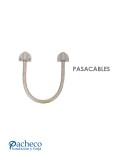 Pasacables metálico flexible para puertas metálicas y automatismos