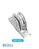 Polea canal "U" 20mm para encastrar para puerta corredera