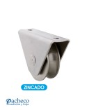 Polea Canal "U" 20 mm con caja para puerta corredera