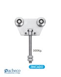 Rollapar doble U-40 E300 para puerta corredera colgada