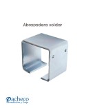 Abrazadera soldar para raíl U-40 para puerta corredera colgada