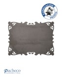 Placa de hierro contorno ornamental calada para señalética personalizada