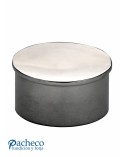 Tapón Cilíndrico Plano de Acero Inoxidable 316 Brillo y Satinado para Redondo 12 mm hasta 63,5 mm