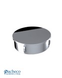 Tapón Embellecedor A Presión de Acero Inxoidable 316 Brillo y Satinado para Redondo 40 - 43 -50,8 mm