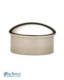 Tapón Embellecedor Semiesférica de Acero Inoxidable 316 Brillo y Satinado para Redondo 43 - 50,8 mm