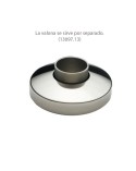 Embellecedor para Base de Poste Redondo de Acero Inoxidable 316 Brillo y Satinado