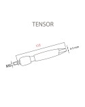 Tensor de Acero Inoxidable 316 Brillo y Satinado para Barandillas de Inox