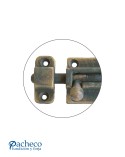 Pestillo Rústico de Hierro Forjado para Puertas de Madera y Portones Tradicionales