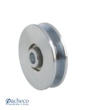 Polea canal cuadrada 10mm para puerta elevable